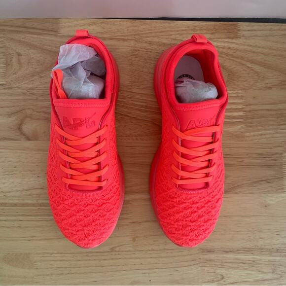 APL Women’s Techloom Phantom Impulse Red Sneaker Shoe - Picture 13 of 15